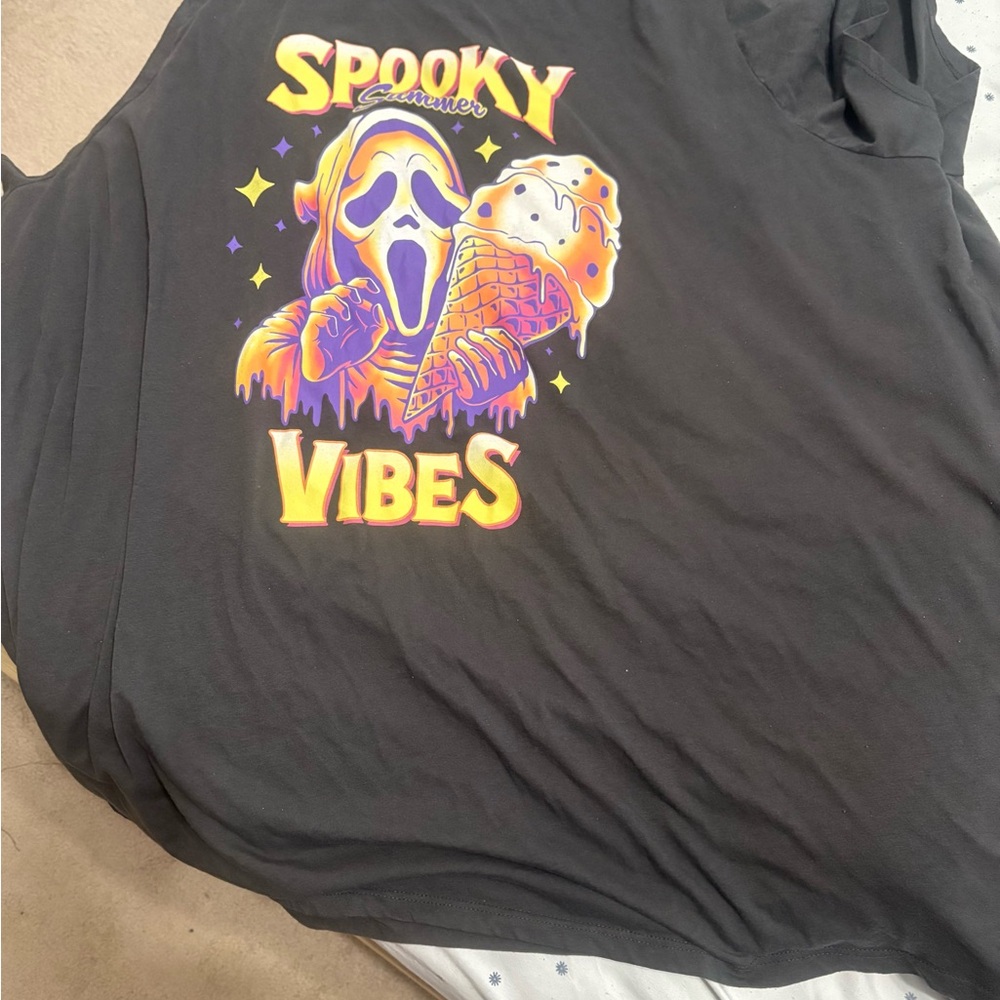 Spooky Vibes Graphic Tee - Black